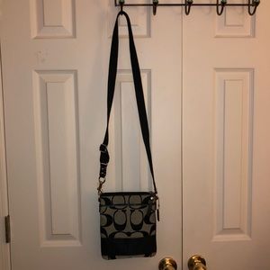 Black coach crossbody